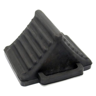 Stromberg Carlson® - Trucker-Style Black Rubber Wheel Chock