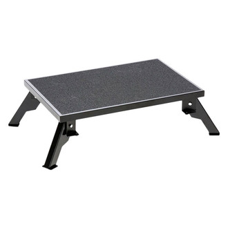 Stromberg Carlson® - Black Aluminum Platform Step with Fixed Legs
