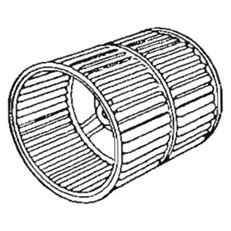 Suburban® 350129 - Furnace Blower Wheel for Suburban™ F-20, SF-25, SF-30, SF-35, SF-42, SF-20F, SF-25F, SF-30F, SF-35F, SF-42F, SDH2542 Furnaces