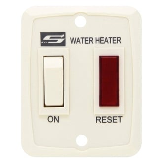 Suburban® - 250V White Single Water Heater Switch for Suburban V-Series Models