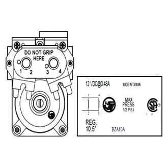 Suburban® - Seven Universe Gas Valve Solenoid