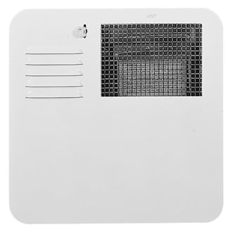 Suburban® - White Steel Radius Corner RV Water Heater Access Door for Suburban 4 or 6 Gal. RV Water Heater