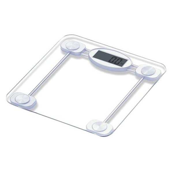 Taylor® - Square Clear Glass 13"W x 13"L Bathroom Scale