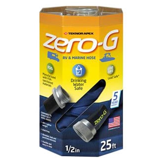 Teknor Apex® 4006-25 - Zero-G™ 1/2" x 25' Blue Fresh Water Hose
