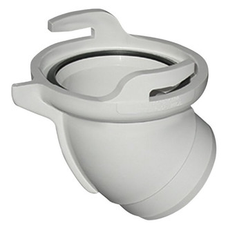 Thetford® - 45° White Hose Adapter (3"Spigot x 3"Bayonet)
