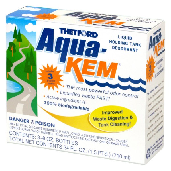 Thetford® - AquaMax™ 8 oz. Summer Cypress Holding Tank Treatment (3 Pieces)