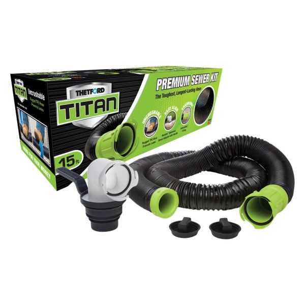 Thetford® - Titan™ 15' Black Premium Sewer Kit