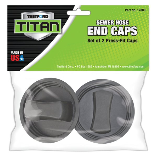 Thetford® - Titan™ Black Sewer Hose End Caps