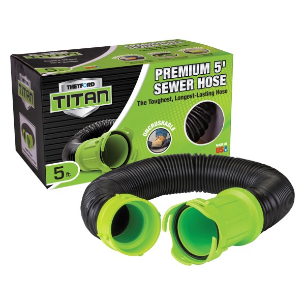 Thetford® - Titan™ 5' Black Premium Sewer Hose