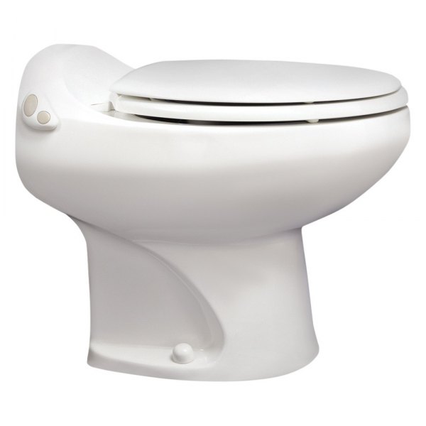 Thetford® - Aria™ Deluxe II White Porcelain High Profile Built-In Toilet with Flush Button