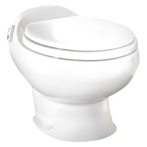 Thetford® - Aria™ Deluxe II White Porcelain Low Profile Built-In Toilet with Flush Button
