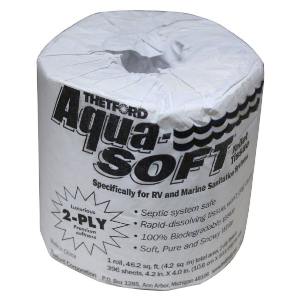 Thetford® - Aqua Soft™ White Toilet Tissue