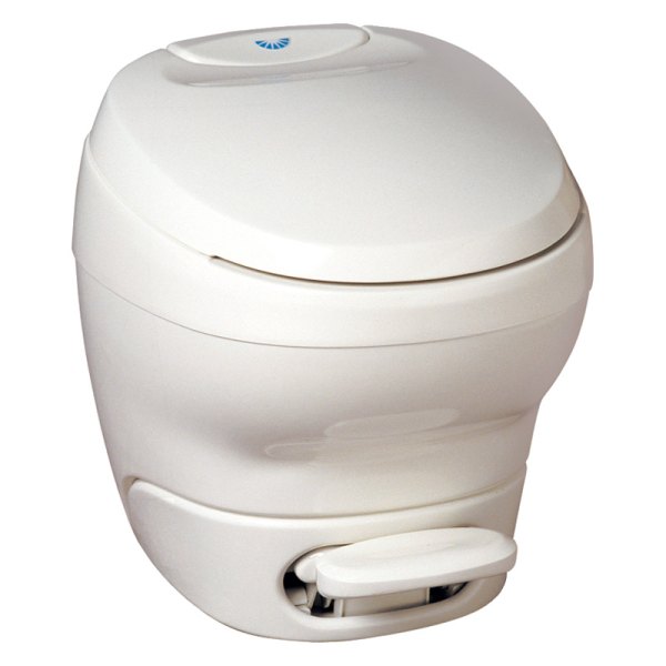 Thetford® - Aqua Magic™ Bravura White Plastic High Profile Built-In Toilet with Hand Spray