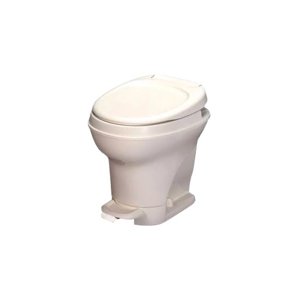 Thetford® - Aqua Magic™ V Foot Pedal Flush Parchment Plastic Low Profile Built-In Toilet