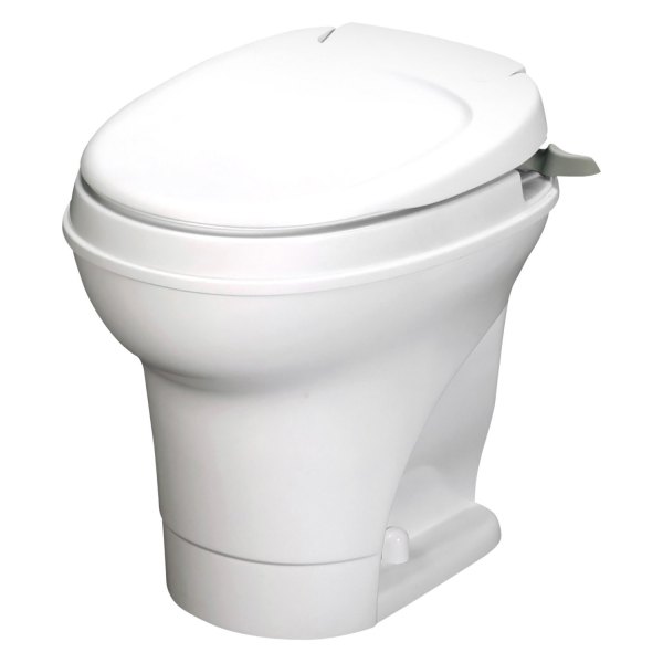 Thetford® - Aqua Magic™ V Hand Flush Parchment Plastic High Profile Built-In Toilet