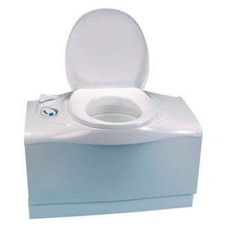 Thetford® - Cassette™ C402C Medium Gray Plastic Removable Cassette Built-In Toilet (5.1 gal)