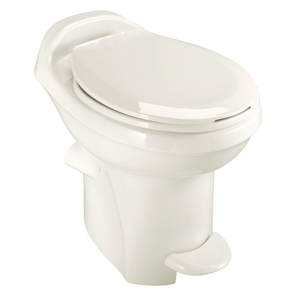 Thetford® - Aqua Magic™ Style Plus Bone Plastic High Profile Built-In Toilet with Hand Spray