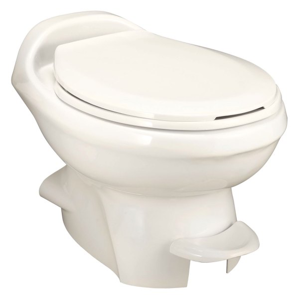 Thetford® - Aqua Magic™ Style Plus White Plastic Low Profile Built-In Toilet with Hand Spray
