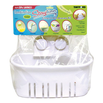 Thetford® - Staytion™ White Plastic Suction Combination Holder Kit