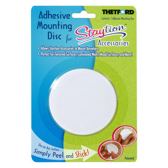 Thetford® - Staytion™ White Adhesive Mounting Disc
