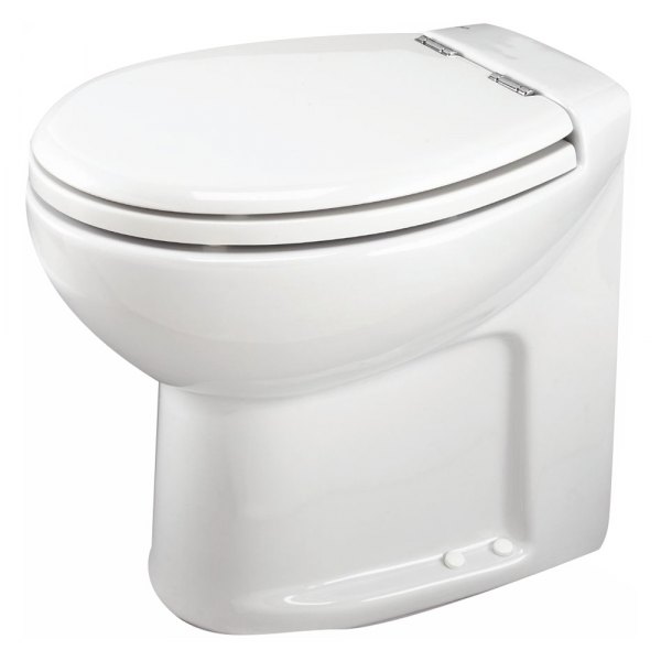 Thetford® - Tecma™ Silence Plus 2 White Porcelain 12V High Profile Built-In Toilet with Electric Solenoid