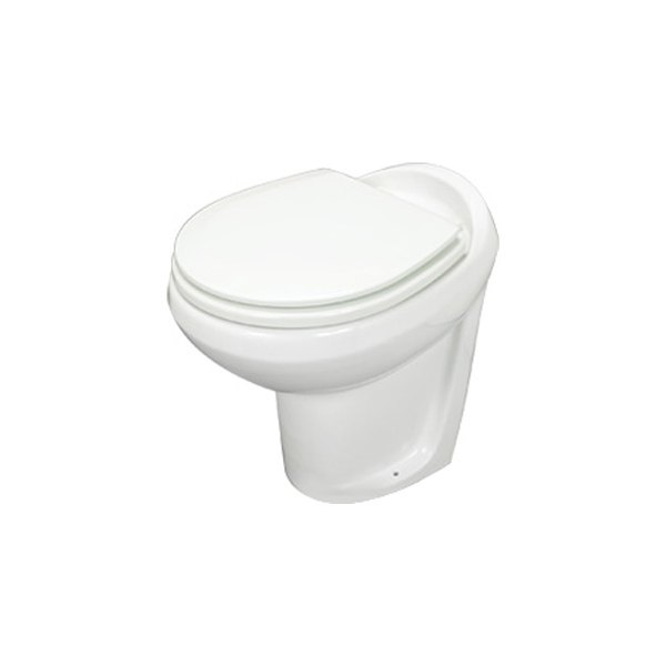 Thetford® - Tecma™ Easy Fit Premium Plus White Porcelain 12V Low Profile Built-In Toilet with Control Panel