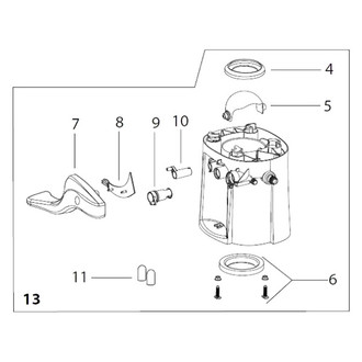 Thetford® - Aqua Magic™ White Low Base Kit