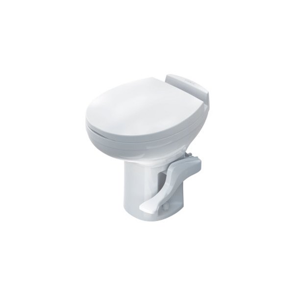 Thetford® - Aqua Magic™ Residence White Plastic Low Profile Built-In Toilet with Hand Spray