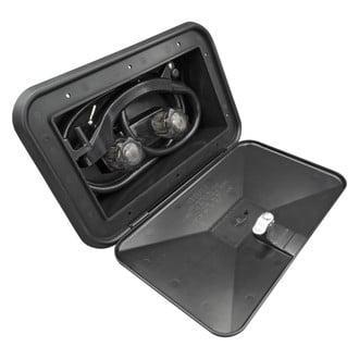 Thetford® 94196 - B&B Molders Black Exterior Shower with Box
