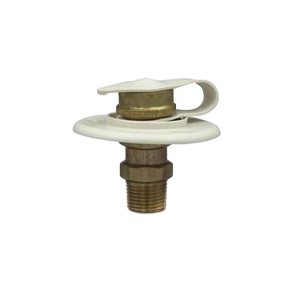 Thetford® - Ivory Plastic City Flush Water Fill with 1/2" MPT Brass Check Valve