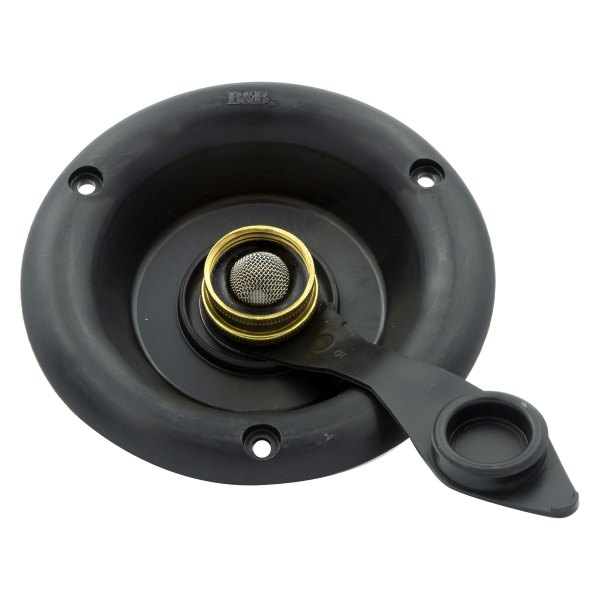 Thetford® - Black Plastic City Recessed Water Fill with 1/2" MPT Brass Check Valve