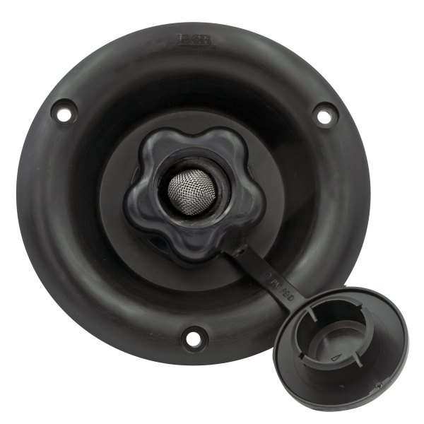 Thetford® - Black Plastic City Recessed Water Fill with 1/2" MPT Plastic Check Valve