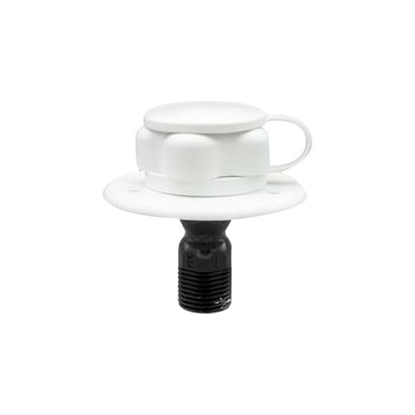 Thetford® - Flusher™ White Metal City Flush Water Fill with 1/2" MPT Brass Check Valve