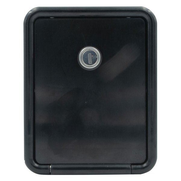 Thetford® - 6-1/4" H x 5" W Black Gravity Water Hatch with Key Lock Door