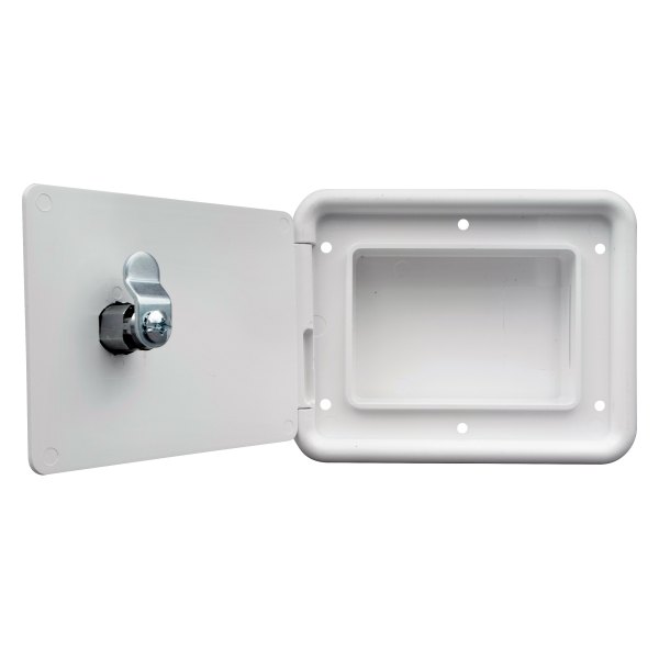 Thetford® - 6.25"H x 5"W Polar White Rectangular Multi-Purpose Access Hatch with Flat Back