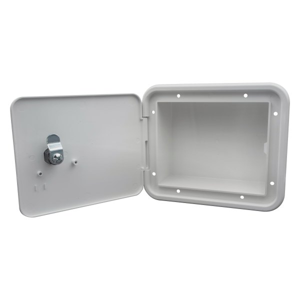 Thetford® - 6.5"H x 7.6"W Polar White Rectangular Multi-Purpose Access Hatch with Flat Back