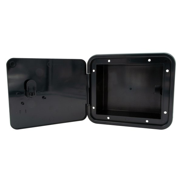 Thetford® - 6.5"H x 7.6"W Black Rectangular Fuel Access Hatch with Slat Back
