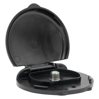 Thetford® - Black Single TV Wall Plate