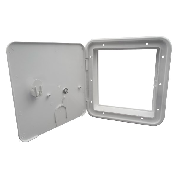 Thetford® - 8.5"H x 8"W Polar White Rectangular Electric Cable Hatch w/o Door Cutout