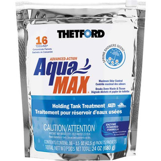 Thetford® - AquaMax™ 1.5 oz. Spring Showers Holding Tank Treatment (16 Pieces)