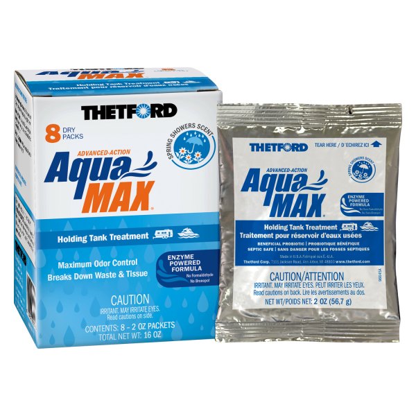 Thetford® - AquaMax™ 2 oz. Spring Showers Holding Tank Treatment (8 Pieces)