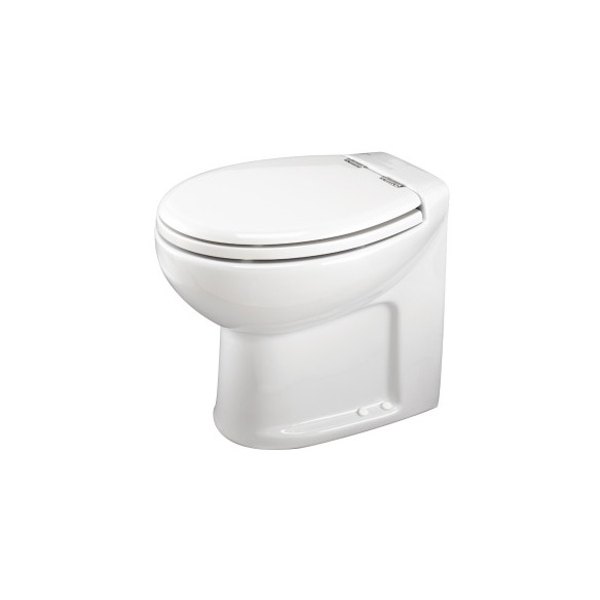 Thetford® - Tecma™ Silence Plus 1 White Porcelain 12V High Profile Built-In Toilet with Electric Solenoid