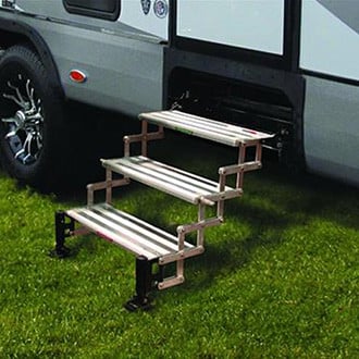 Torklift® - GlowStep Revolution™ Step Storage Manual Aluminum 4 Entry Steps