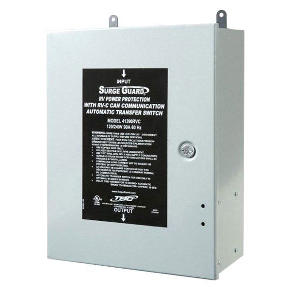 TRC® - 90A Surge Protected Hardwire Transfer Switch with Full RV Power Protection
