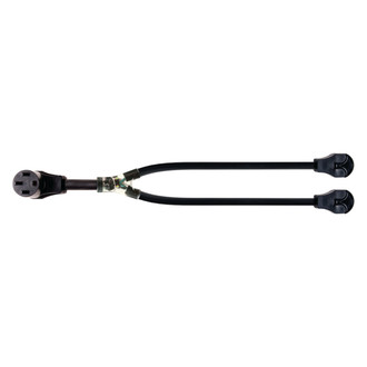 TRC® - Amp-Up!™ 27" Splitted Dogbone Power Adapter with Standard Grip (30A Male x 50A Female)