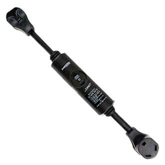 TRC® - 30A Straight Male x 30A Straight Female Surge Protection Dogbone Power Adapter with Ground Fault Protection