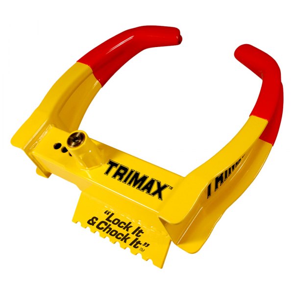 Trimax® - Yellow Steel Deluxe Wheel Chock Lock