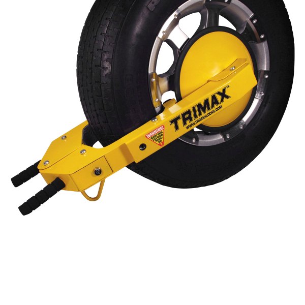 Trimax® - Ultra-Max Yellow Heavy Duty Adjustable Wheel Chovk Lock