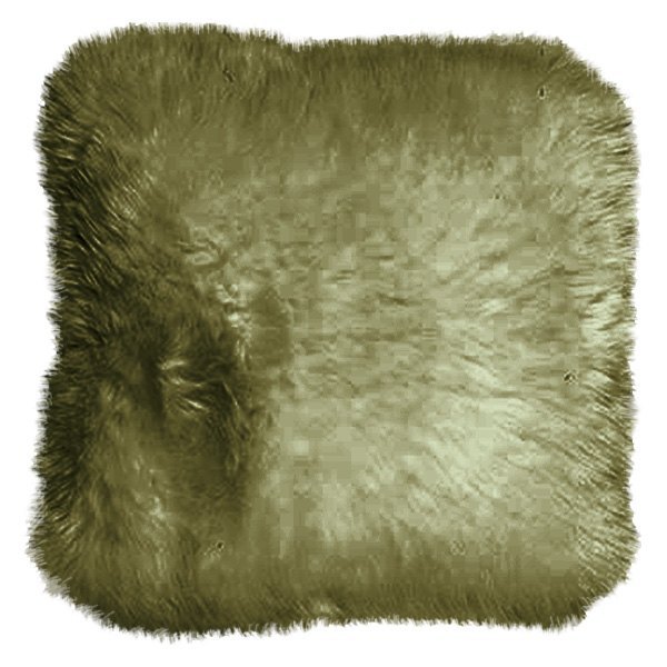 US Sheepskin® - 14" Square Moss Decorative Pillow