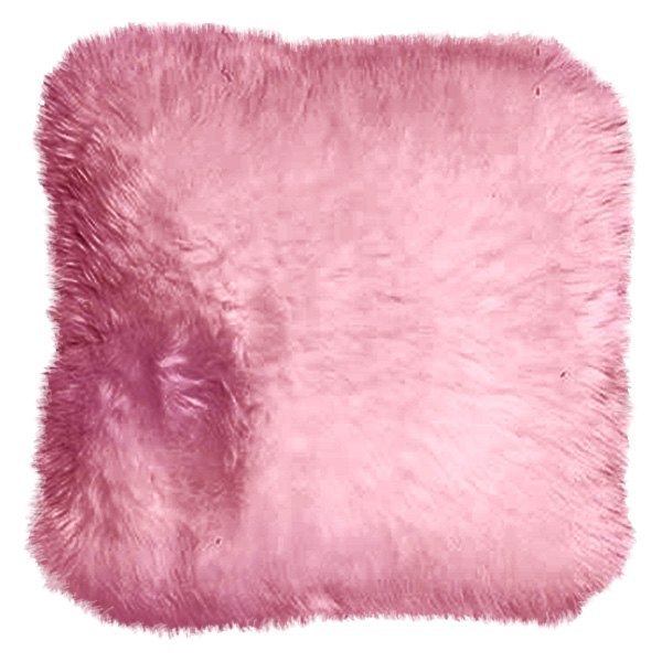 US Sheepskin® - 14" Square Mauve Pink Decorative Pillow